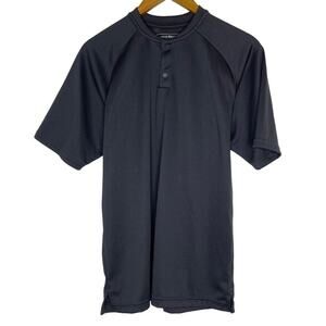 Pebble Beach Black Dry Luxe Performance Short Sleeve Shirt Size Small Men’s
